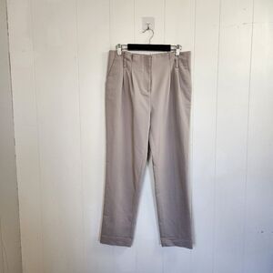 Ivanka Trump High Waisted Rise Tapered Leg Ankle Length Trousers Pants Classic